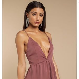 Tobi Plunging Romper